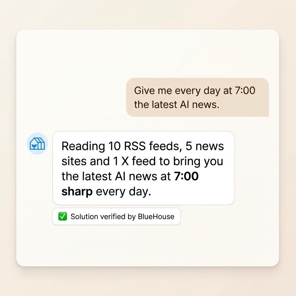 AI news digest example
