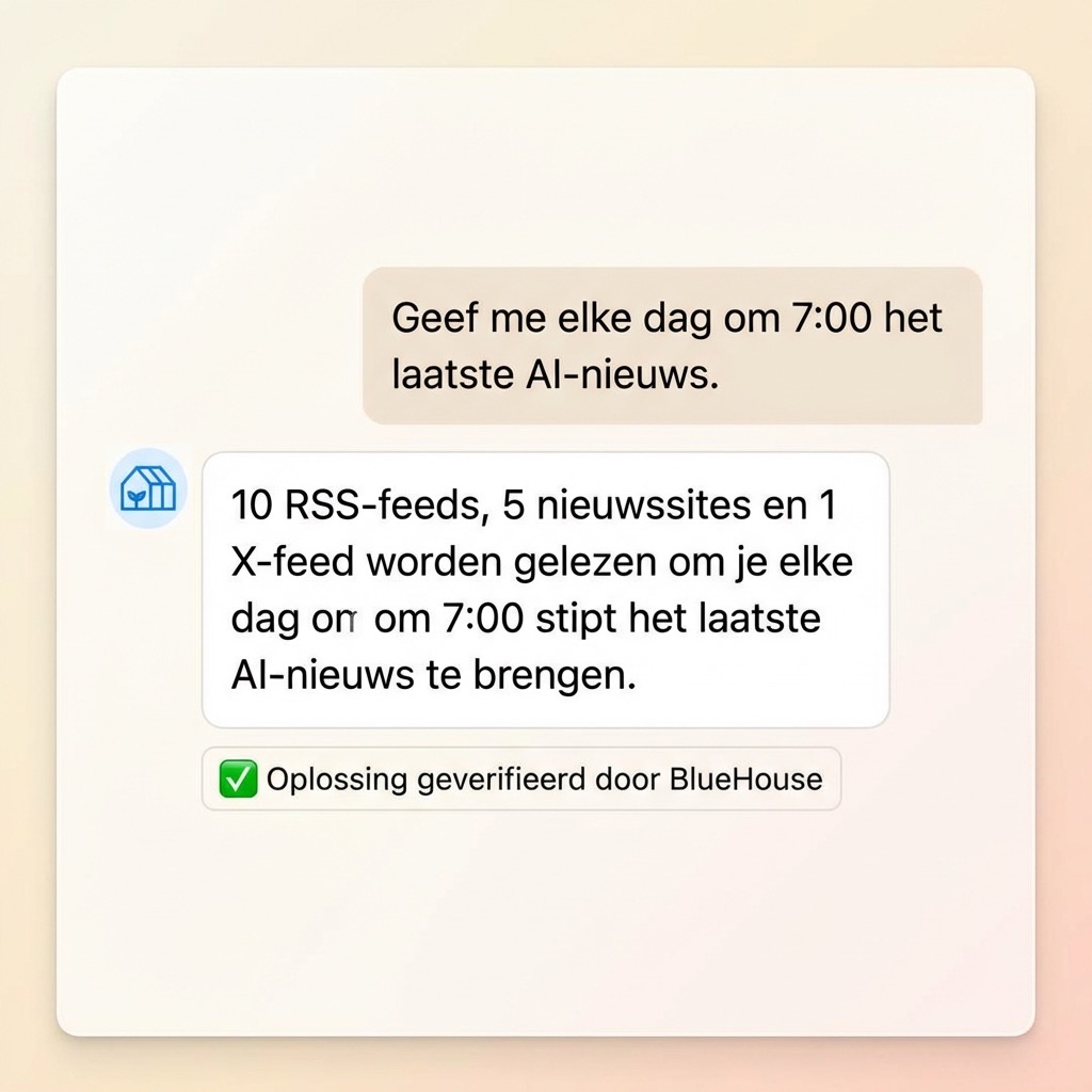AI-nieuws voorbeeld
